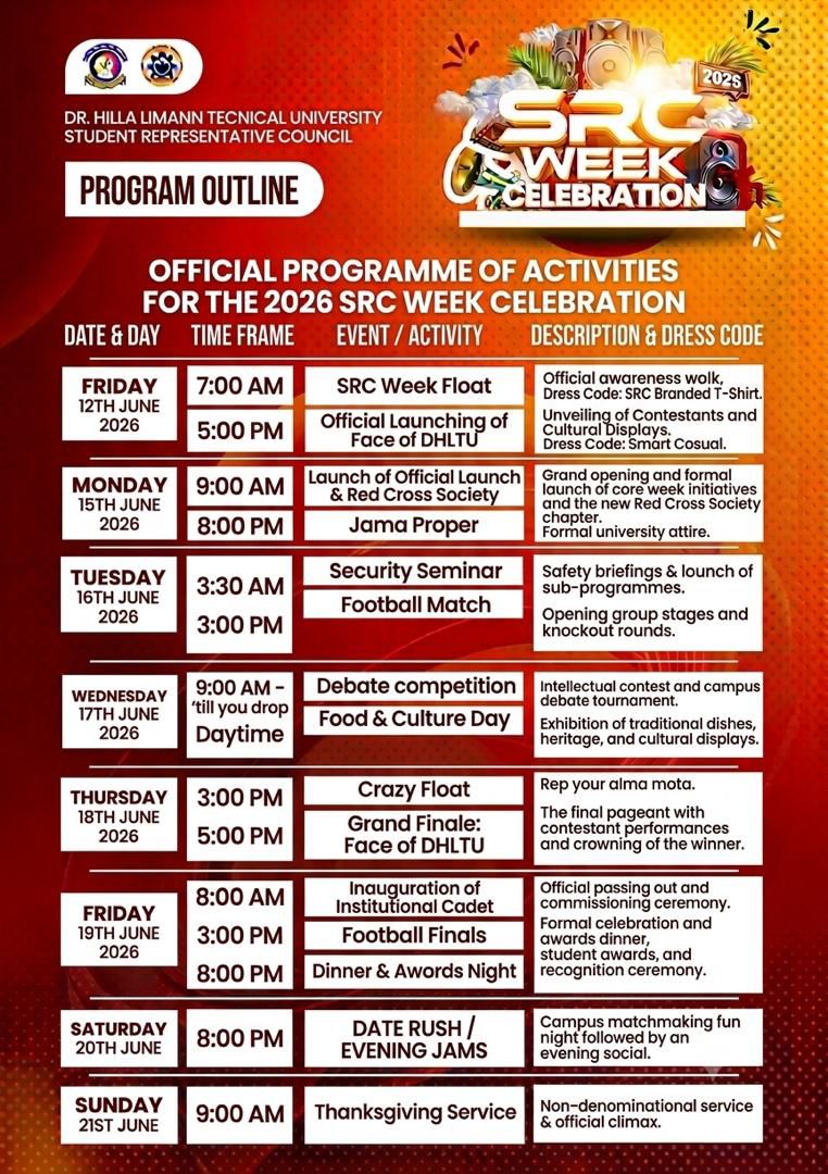 SRC WEEK 2026 OFFICIALLY UNVEILED AT DHLTU